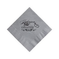 Silver Beverage Napkins